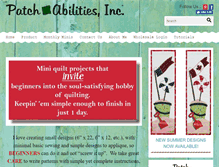 Tablet Screenshot of patchabilities.com